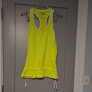 Fila Women's Bright Yellow Tank Top. Size S. Like new condition